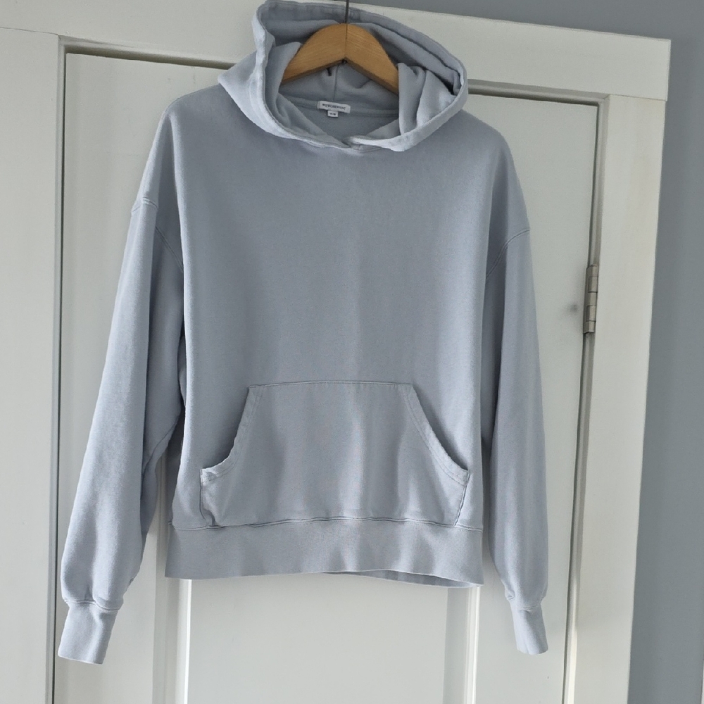 Weworewhat Pearl Blue Hoodie Sweatshirt